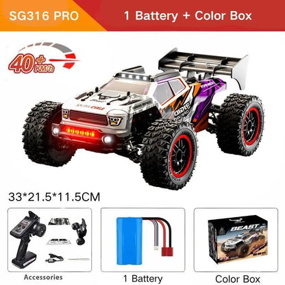 ZLL SG316PRO/SG316MAX 4WD Off-Road Monster Remote Control Truck Children Toy 2.4G Brushless Drift Remote Control High Speed Car