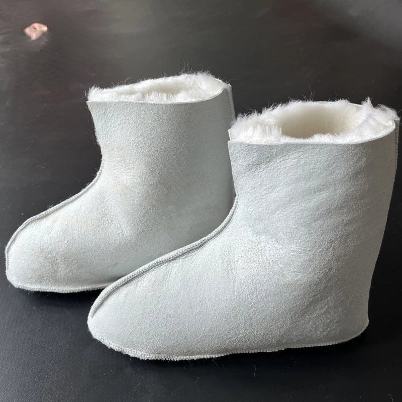 Sheepskin Fur Socks Anti-cold Thickened Warm Socks for Men and Women Winter Fleece Socks Designer Real Wool New