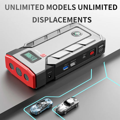20000mah 18000mAh 16000mAh 132000mAh 12000mAh 10400mAh Portable Jump Starter 12V High-power Automobile Emergency Starting Power