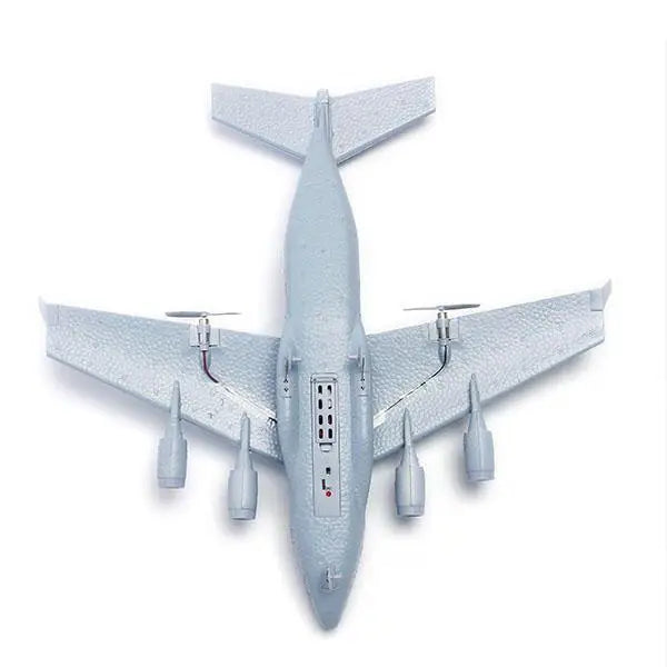 C-17 RC Drone DIY Aircraft Transport Aircraft 373mm Wingspan EPP RC Drone Airplane 2.4GHz 2CH 3-Axis Aircraft Toy for Children