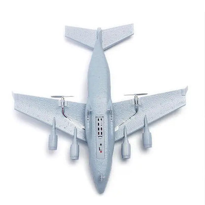 C-17 RC Drone DIY Aircraft Transport Aircraft 373mm Wingspan EPP RC Drone Airplane 2.4GHz 2CH 3-Axis Aircraft Toy for Children