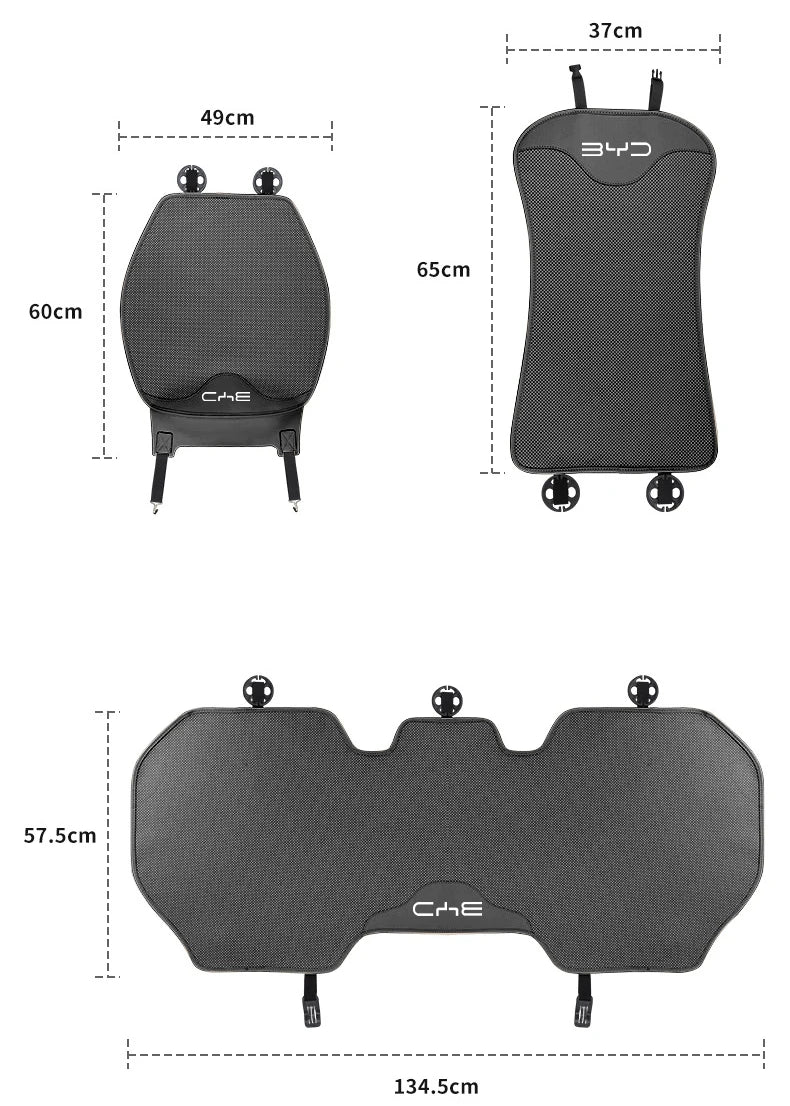 Car Seat Cushion For BYD Seal U Atto3 Atto2 Dophn Seagull S6 S7 Tang X Dream Breathable Front & Rear Seat Protective Cover
