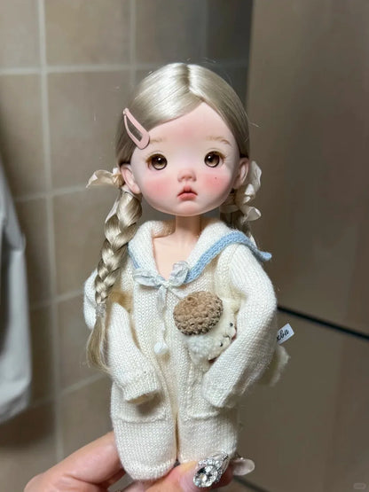 New BJD doll 1/6 four leaf clover elder sister cute girl high quality resin toy birthday gift baby dolls in offers Free shipping
