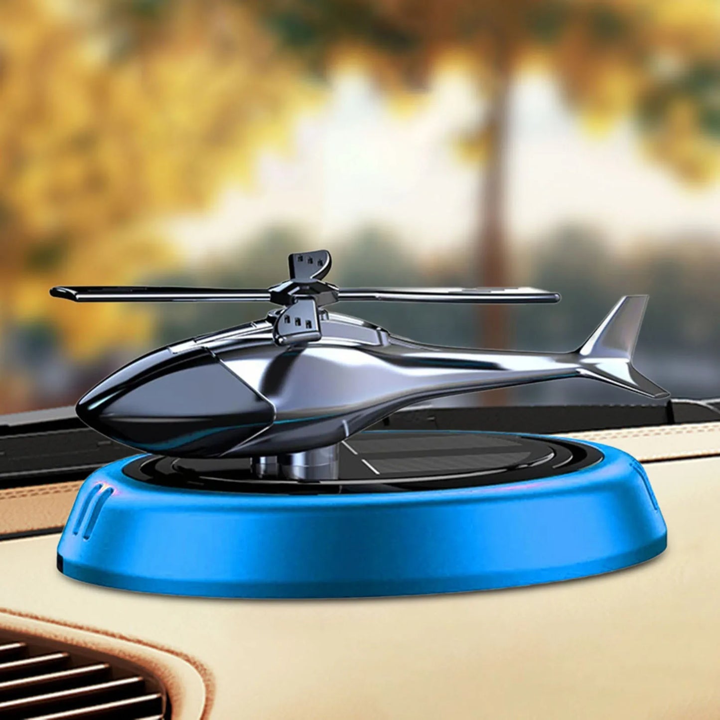 Car Air Freshener Helicopter Model Ornament Dashboard Decoration Perfume Diffuser for Car Bedroom Decor Multifunctional
