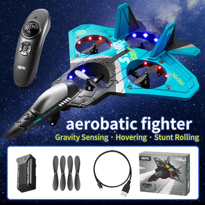 4DRC V17 RC Plane 2.4G Radio Control Fighter Hobby Plane Glider Airplane EPP Foam Remote Control Airplane RC Drone Kids Toys