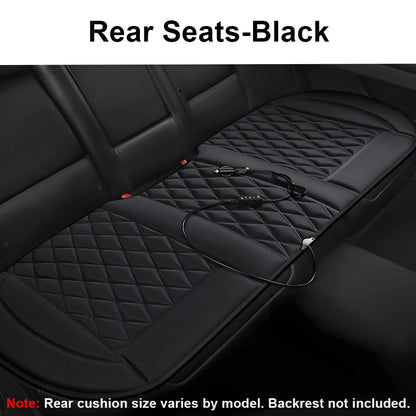 12V Car Heating Seat Cushion Seat Covers Winter Car Seat Heater  Car Accessories Heating Pads Universal Available In Black Red