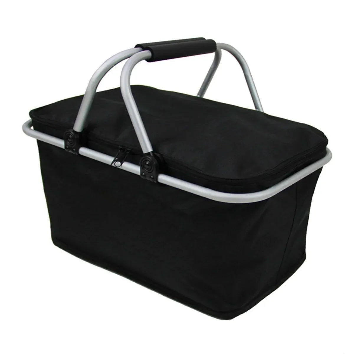 Car Oxford Outdoor Picnic Insulation Storage Basket Refrigerated Food Delivery Box Folding Shopping Basket Trunk Storage Box