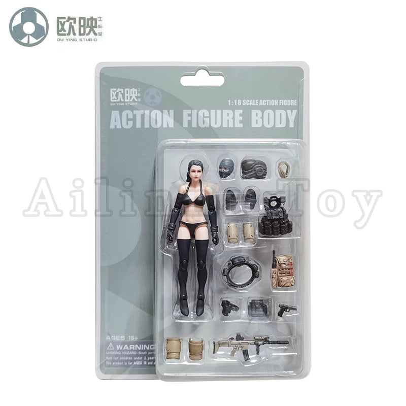 Ou Ying Studio 1/18 Planet Green Valley PGV 3.75inch Action Figure Girls War EFSA Female Figures Anime Model