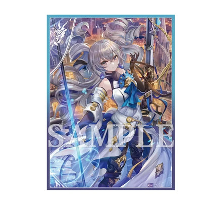 60PCS 67x92mm Holographic Card Sleeves Standard Size Anime Card Sleeves Board Game for MTG/PKM Protective Cards as Toys Gifts