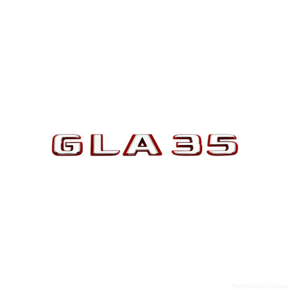 2024 New style Two tone Letters Numbers GLA35 GLA45 GLA45S Turbo 4matic+ for Car Fender Trunk Rear X156 Sticke