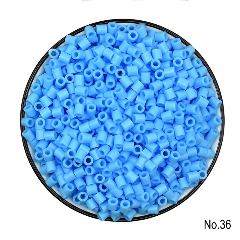 Fuse Beads Kit, 600pcs 5mm Iron Beads Set for Kids, DIY Art Craft Toys Iron Beads,  Christmas Birthday Gift for Boys and Girls