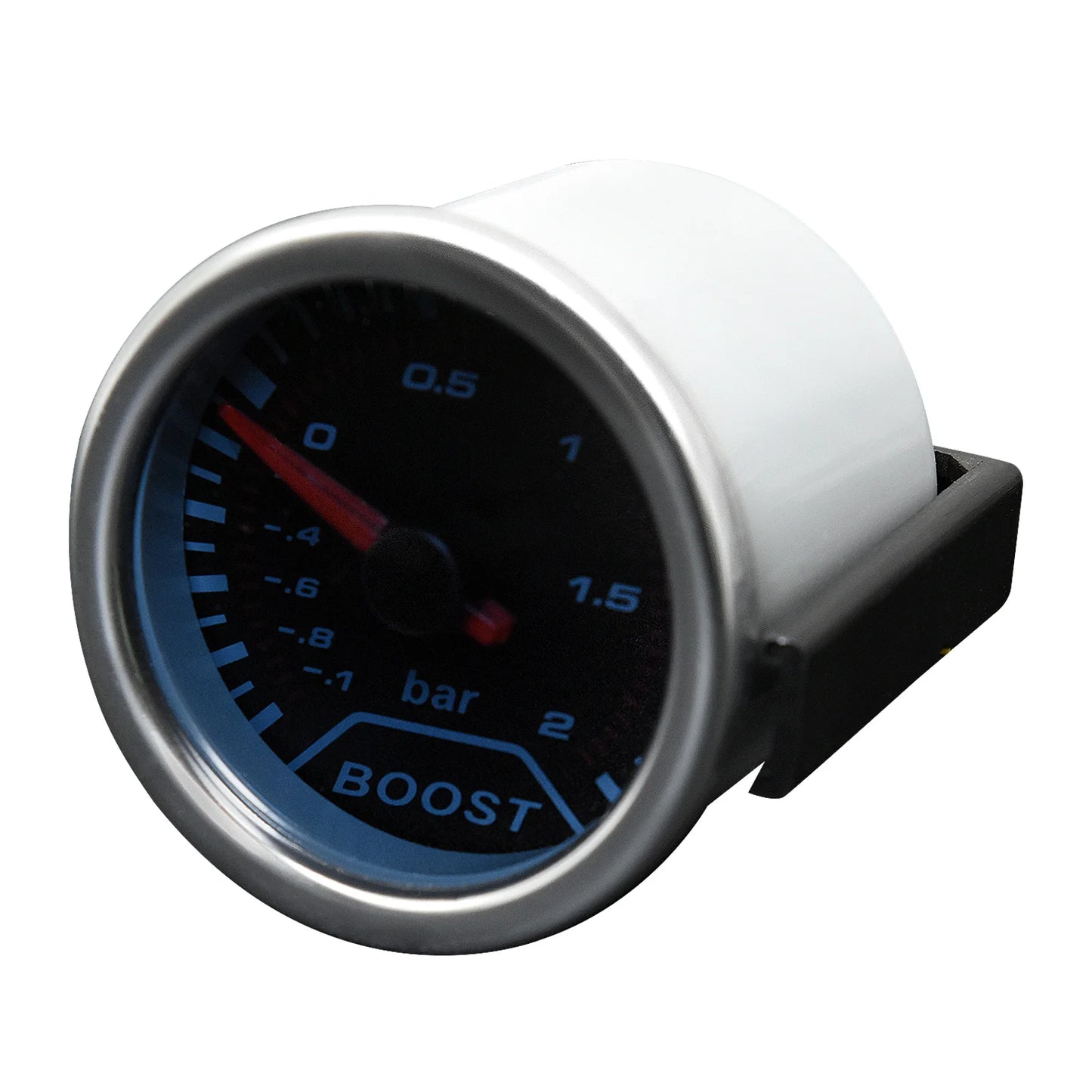 2" 52mm Car Turbo Boost Gauge Meter -1~0~2 BAR Turbo Boost Meter LED Smoke Len Boost Indicator For 12V Car Vehicle Accessories
