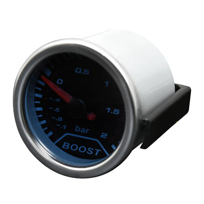 2" 52mm Car Turbo Boost Gauge Meter -1~0~2 BAR Turbo Boost Meter LED Smoke Len Boost Indicator For 12V Car Vehicle Accessories