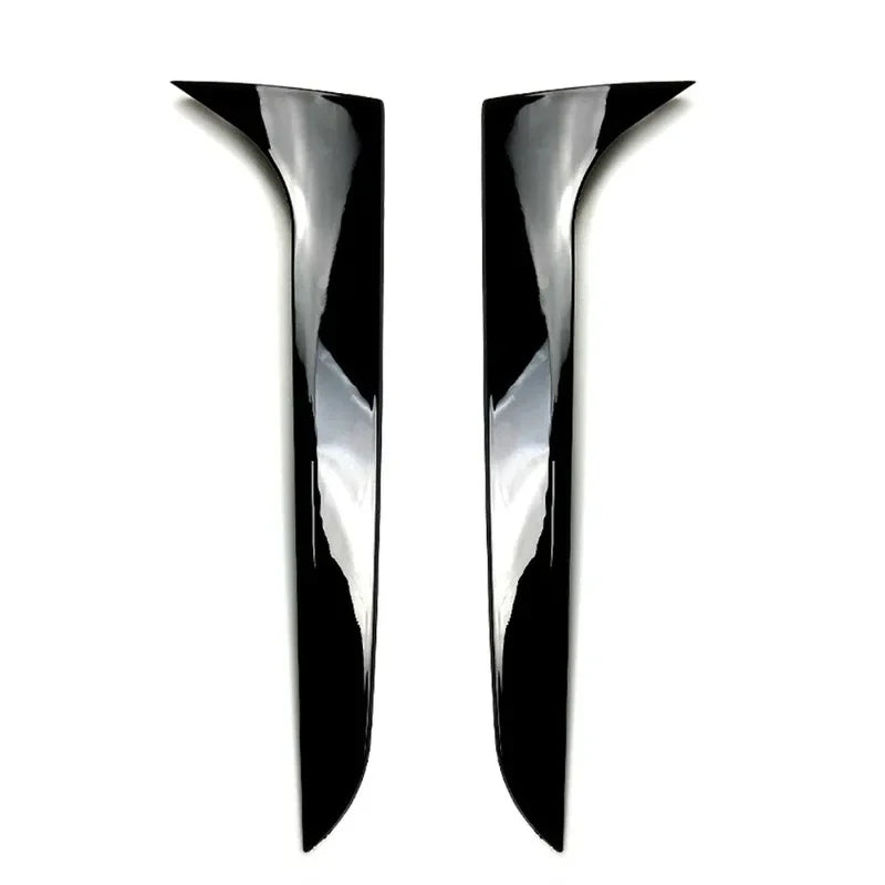 High Quality Gloss Black Rear Window Side Spoiler Canards Fit A4 B8 Allroad Avant 2009-2016 Auto Exterior Decor Accessories
