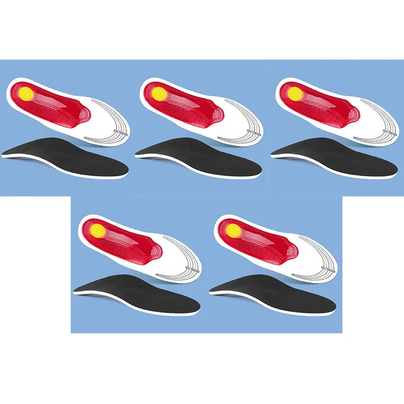 1-6Pairs Orthotic Insole High Arch Support Flatfoot Orthopedic Insoles For Feet Ease Pressure Plantar Fasciitis Pain Relief