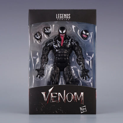AMAZING YAMAGUCHI Venom Carnage Spider Man legends Action Figure Joint Movable Face Statue Model Doll Collectible kids for Toy