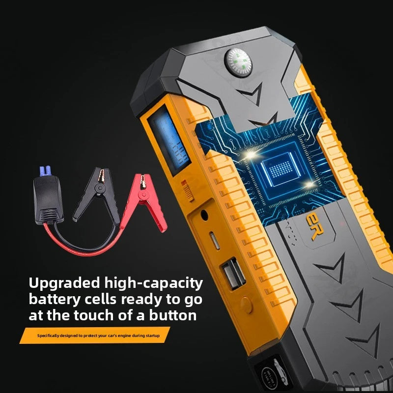 SUKIN Portable Jump Starter Car Battery for 12V Car/Truck/SUV/Motorcycle.Booster Jump Starter with LED Light and USB Port.점프스타터
