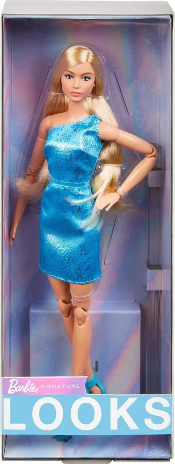Authentic Barbie Looks Series Fashion Collection Dolls Black High Sister Collection Items Girls' Social Multi Joint Play Toys