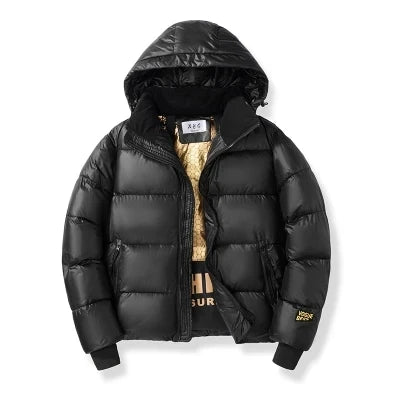 Thick Warm Outerwear Parkas for Men Loose Casual Hooded Puffer Jacket Autumn Winter Versatile High-quality Padded Jacket for Men