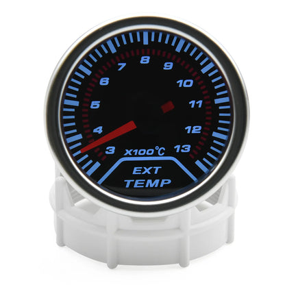 AD 52mm Water Temperature Gauge + 10mm Sensor  Boost Gauge Bar Psi Vacuum Oil Temp Press Voltmeter Tachometer RPM Car Gauge Pods