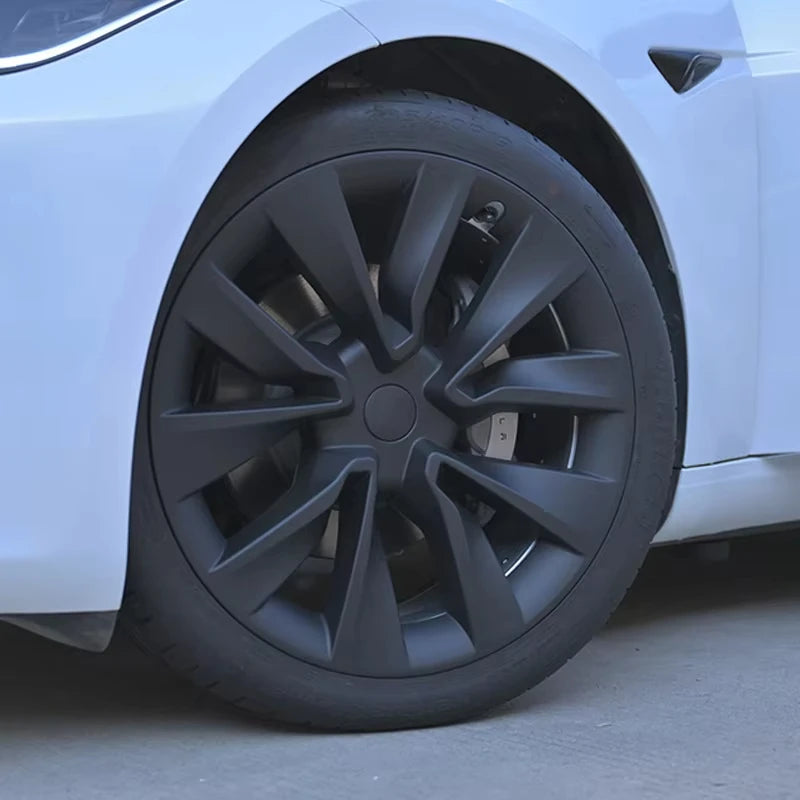For Tesla Model 3 Highland 2026 2025 4PCS Wheel Covers Hubcaps, 19 Inch,Gloss Black Aero Covers, Accessories Upgrade Replacement
