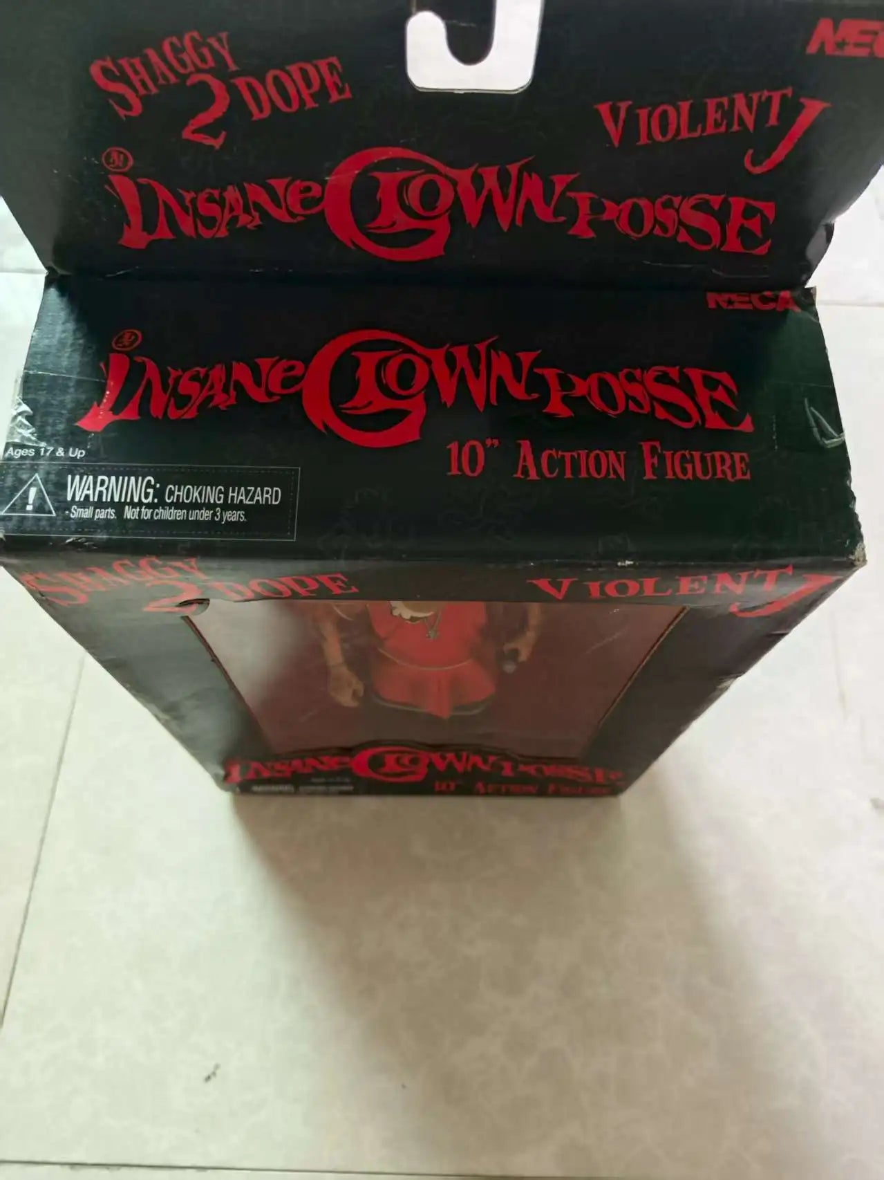 NECA Shaggy 2 Dope 10' Action Figure W/Microphone Insane Clown Posse ICP Rare Vintage Rap Group Real Person Figure 2007 Toys
