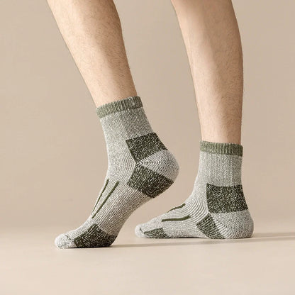 Merino Wool Socks For Men Women Fleece Thicken sock Woolen Thermal Warm Hiking Cushion Crew Sports Socks Moisture Wicking
