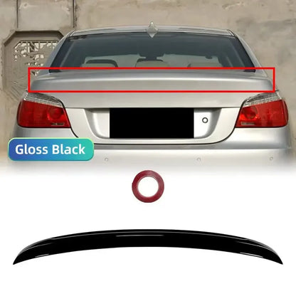 E60 Tailgate Roof Middle Tail Wing Body Kit Car Rear Trunk Spoiler For BMW 5 Series E60 520i 520d 525i 530i 530d M5 2004-2010