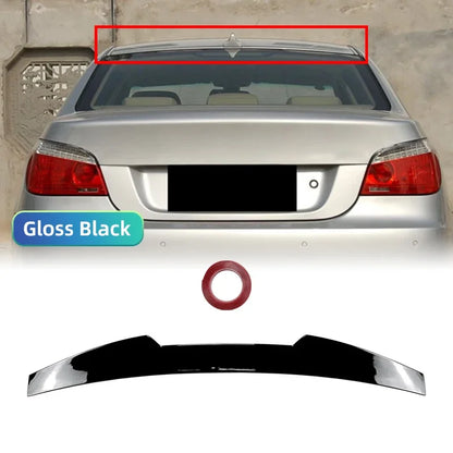 E60 Tailgate Roof Middle Tail Wing Body Kit Car Rear Trunk Spoiler For BMW 5 Series E60 520i 520d 525i 530i 530d M5 2004-2010