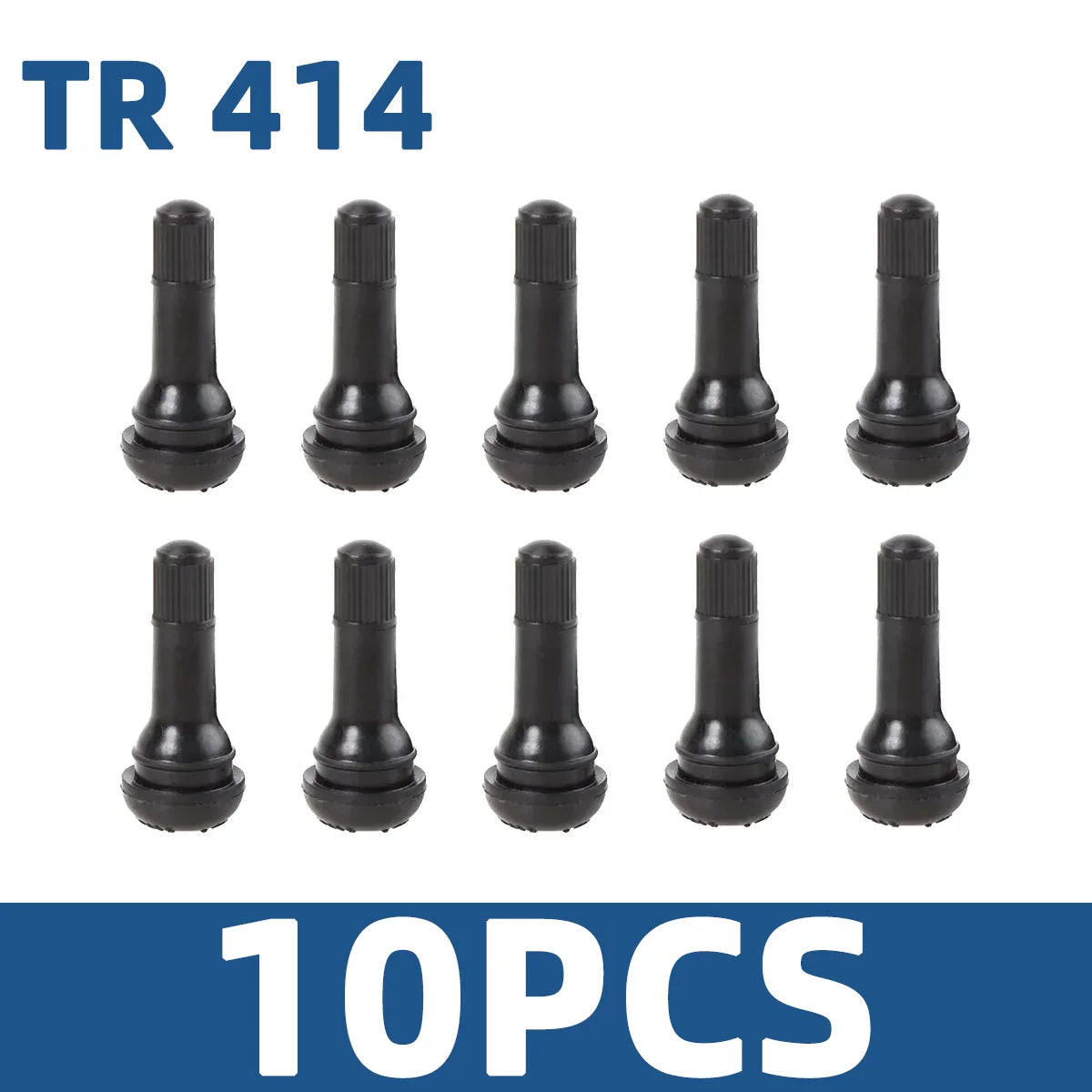 4/8/50/100PCS TR413 TR414 Automotive Tire Valve Valve Tubeless Tire Valve Core Vacuum Tire Rubber Valve Core Automotive Parts
