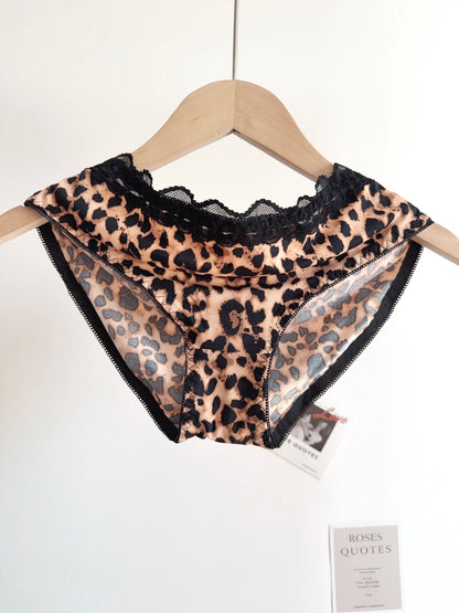 Sexy Leopard Print Lingerie Set Women Wireless Invisible Small Bust Lift, Adjustable A To C Cup, Sheer Lace Pure Style,soft S-XL