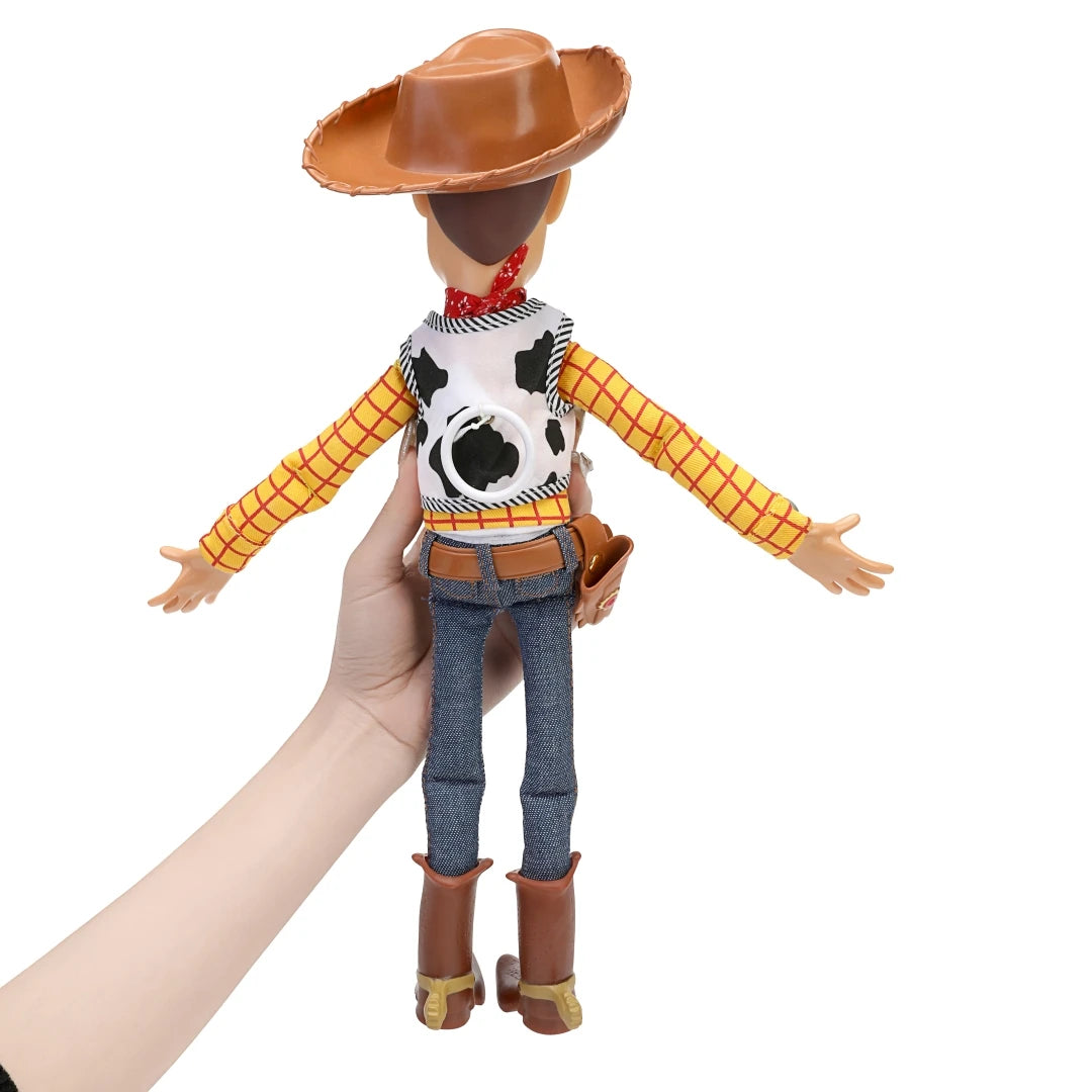 Disney 4 Talking Woody Jessie Action Figures Anime Decoration Collection Speak Sound Toy Model Gift