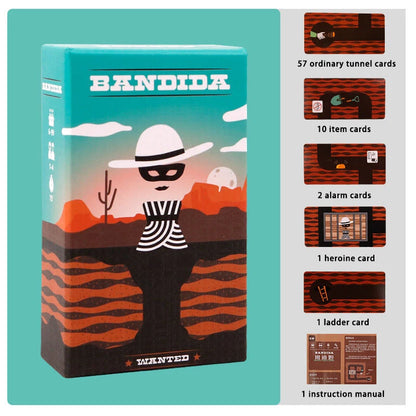 2026 Hot Bandido Bandida Board Game 1-4 Players Strategy Puzzle Card Game For Kids & Adults Party Family Fun Strategy Game