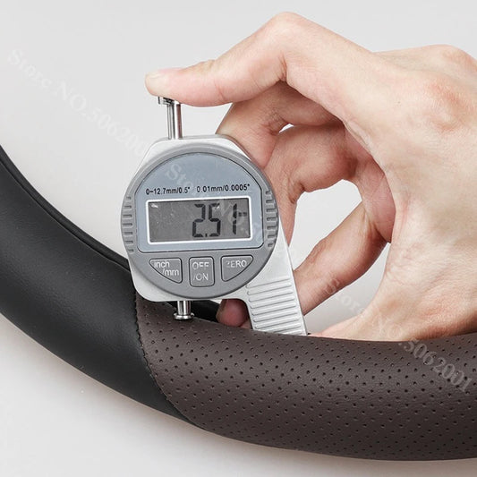 For KIA Sportage K4 2025 2026 Double D-shape Car Steering Wheel Cover Ultra Thin Leather Steering Protector Non-slip Accessories