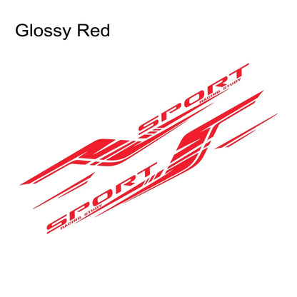 2PCS Long Stripes Car Decal Left and Right Side Personalized Waterproof Vinyl Tuning Stickers For Auto Body Decor Accessories