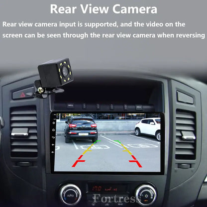 Android 16 QLED Car Radio For Mitsubishi Pajero 4 V80 V90 2006-2024 Autoradio Multimedia Player GPS For Carplay Android Auto bt