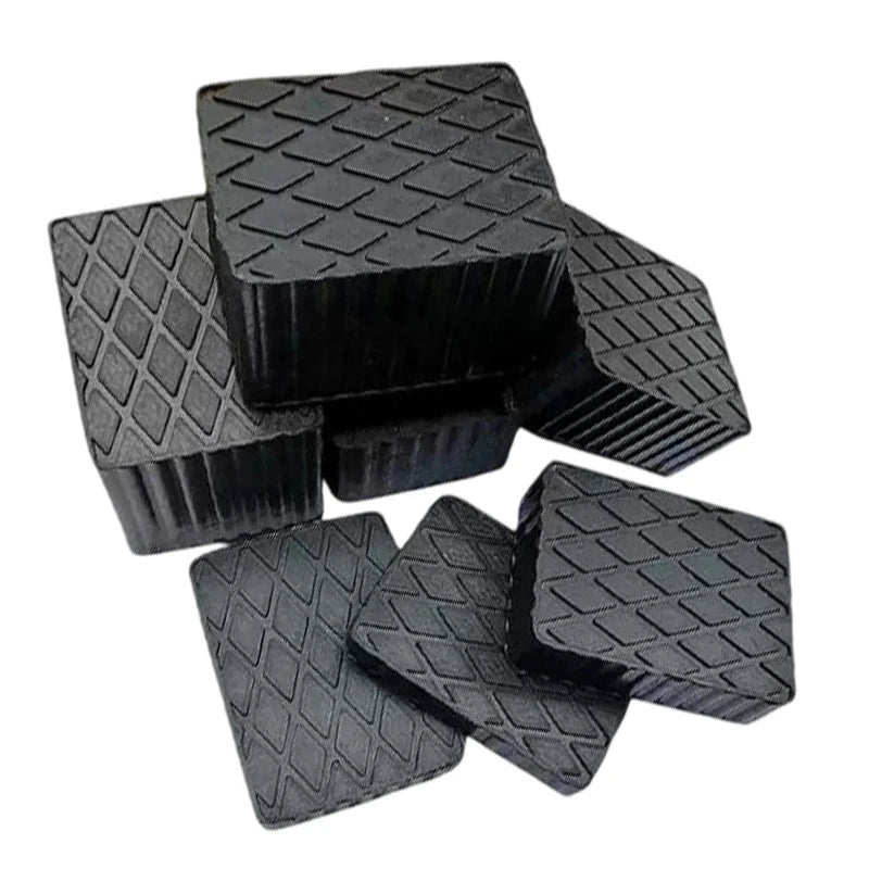 Car Lift Shock Absorbing Jack Pad Blocker Solid Rubber Pads Support Non Slip Spacer for Jack Racks Lifting Equipment Accessories