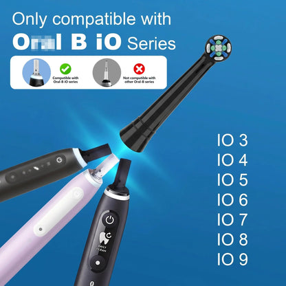 8Pcs/4Pcs Electric Toothbrush Replacement Heads Compatible with Oral iO Series Compatible with OLB