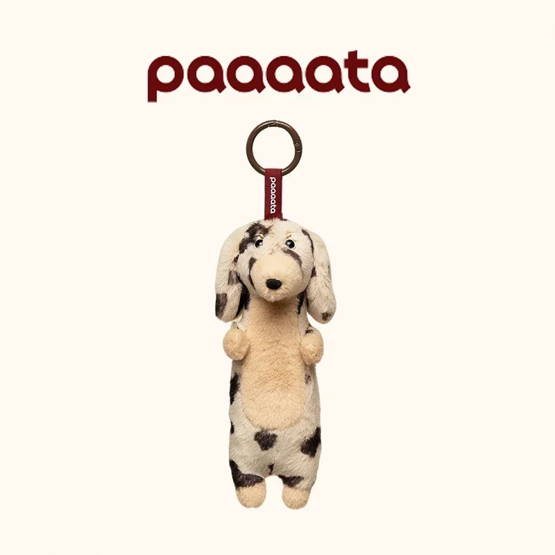 Paaaata Original Dachshund Plush Keychain Wire Haired Long Haired Stuffed Dog Bag Charm Keyring Gift For Pet Lovers And Friends