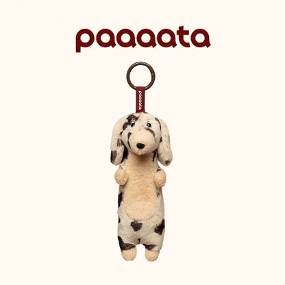 Paaaata Original Dachshund Plush Keychain Wire Haired Long Haired Stuffed Dog Bag Charm Keyring Gift For Pet Lovers And Friends