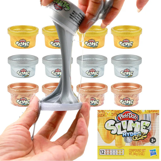 Hasbro Play-Doh Slime Educational Toys Hydro Glitz Molten Treasure Plasticine Toy Christmas Gifts