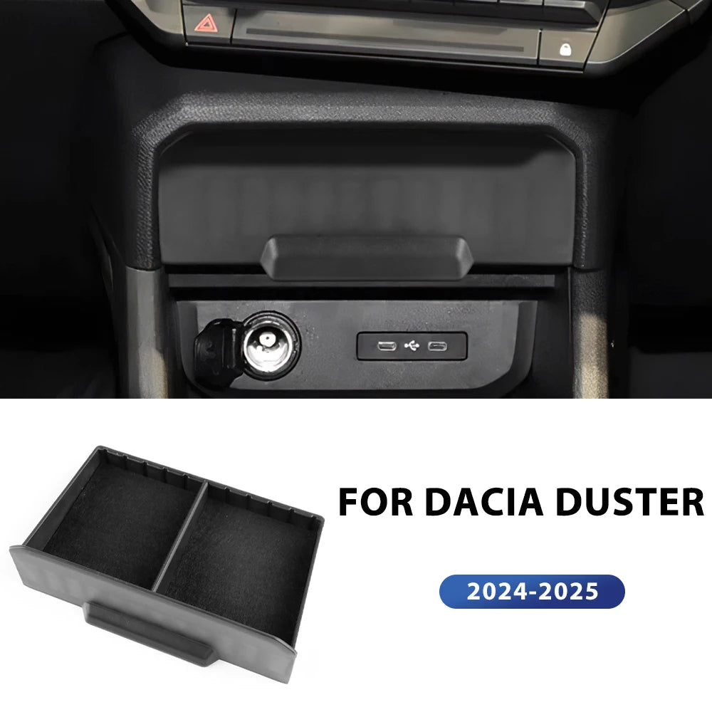 Car Central Storage Box For Dacia Duster 3 2024 2025 2026 Central Control Container Auto Dacia Duster 3 2025 Accessories