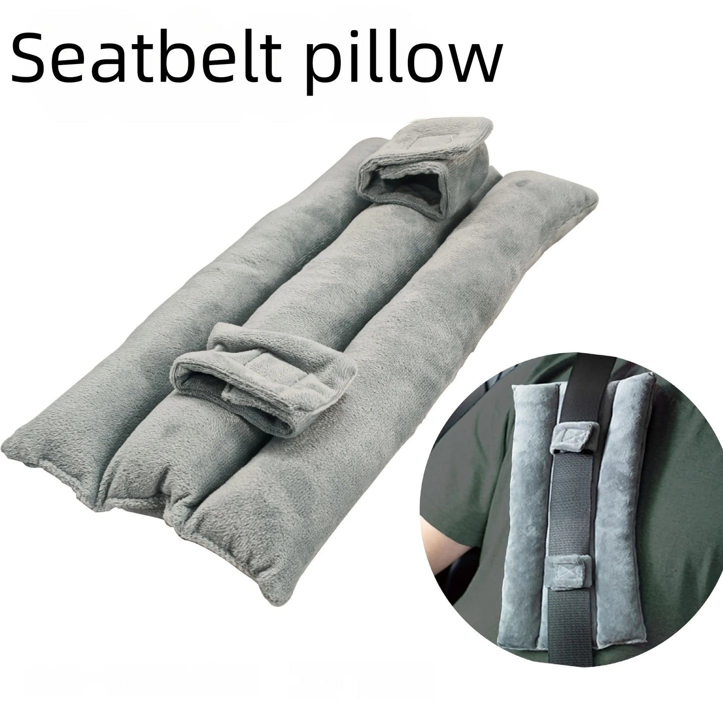 Universal Comfort Car Seat Belt Shoulder Pads Soft Polyester Protection Soft And Comfortable Accessory for Adults And Teens