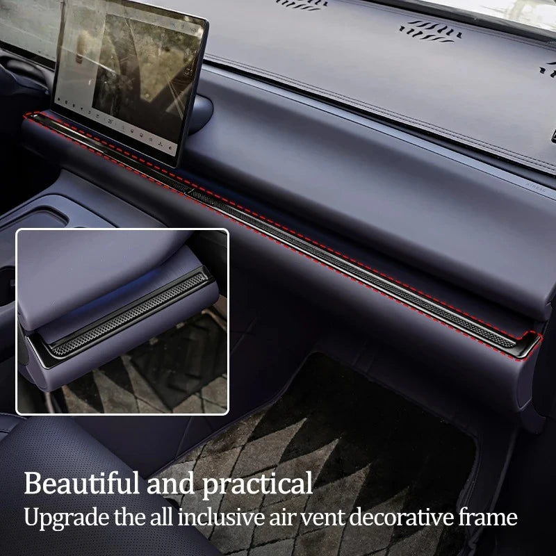 For Leapmotor C10 Car Front Center Console Grille Dust Cover Air Conditioning Vent Protective Durable Car Interior Accessories