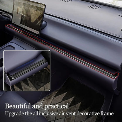 For Leapmotor C10 Car Front Center Console Grille Dust Cover Air Conditioning Vent Protective Durable Car Interior Accessories