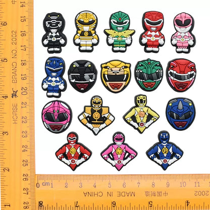 17-100pcs Cartoon Animation Team Shoe Charms PVC DIY Shoes Decoration Sandal Accessories Buckle for Kids Man Party Gifts