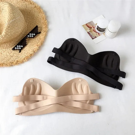 Invisible Sexy Strapless Bra Invisible Push Up Bralette Lingerie Underwear Seamless Wireless Solid Without Straps Bras Yoga Bra