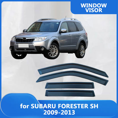 Window Visor for Subaru Forester 2009 2010 2011 2012 2013 Wind Deflectors Rain Guards Door Visor Vent Shades Ventvisor Sun Rain
