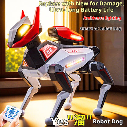 Ai Intelligent Robot Dog 2026 New Pet High End Technology Electronic Dog Bionic Artificial Robot Toy Technology Pets Child Toy