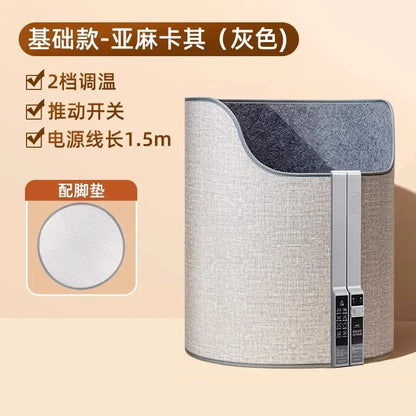 220V Electric Foot Warmer Under Desk Heating Pad for Office Winter Warmth Leg Heating Blanket CDB